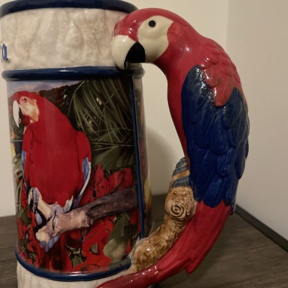 2003 Corona Extra "Parrotdise Too" Collectors Beer Stein Limited Edition BRAX - Picture 5 of 10